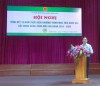 Đ/c Bùi Minh Hải, Giám đốc Sở Nông nghiệp và PTNT, Phó Trưởng Ban chỉ đạo Chương trình MTQG xây dựng NTM tỉnh phát biểu chỉ đạo Hội nghị.