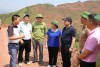 Các đồng chí lãnh đạo tỉnh kiểm tra việc triển khai dự án trồng cây Mắc Ca Công nghệ cao tại huyện Mường Nhé vào trung tuần tháng 5 vừa qua.